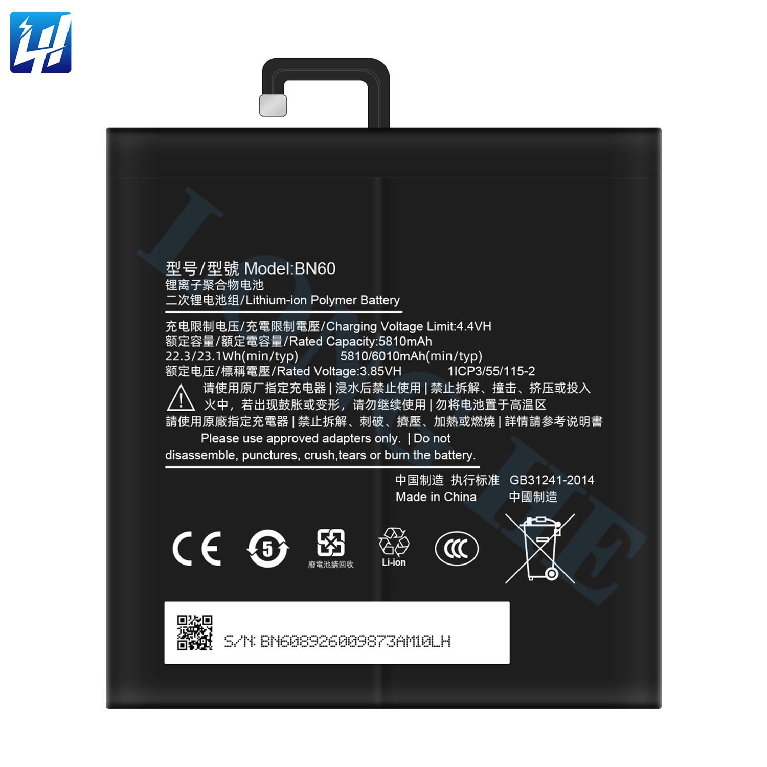 Xiaomi Pad 4用OEM BN60高容量タブレットバッテリー| Alibaba.com