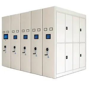 Factory Mobile Racking System Manual Mass Office Compact File Shelf //Metal cabinet steel locker movable