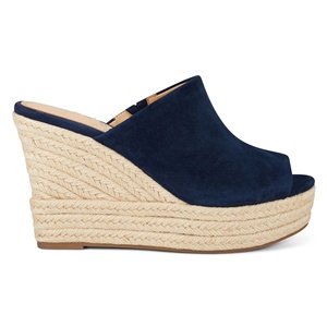 2020 di modo di peep toe sandalo scarpe di <span class=keywords><strong>paglia</strong></span> della piattaforma del Cuneo <span class=keywords><strong>ciabatte</strong></span> per le donne e le signore pantofole - Product Image 2