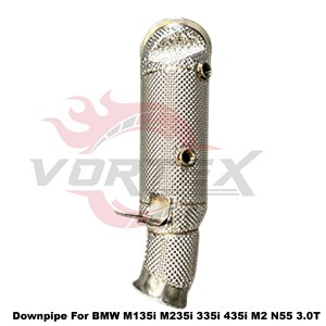 ท่อดาวน์ไปป์ Vortex Heat Shielded SS304 สำหรับ BMW M135i M235i 335i 435i M2 N55 3.0T ชุดท่อไอเสียสมรรถนะสูงแบบติดตั้งได้โดยตรง - Product Image 2