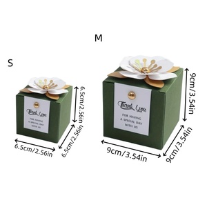 Bos-thema Europese stijl creatieve bruiloftfavoriet Sakura snoepdoos luxe partyfavoriet doos voor babyshower verjaardag feest - Product Image 1