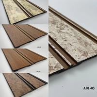 VIWELL DECOR PS Panneau mural 207mm WPC Intérieur Salle de bain Plafond Feuilles Imperméable Revêtement mural Fabriqué Inde Arabie Saoudite