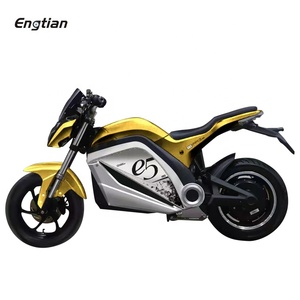 มอเตอร์ไซค์ไฟฟ้าสำหรับแข่ง 72V 3000W 5000W ความเร็วสูงสุด 80 กม./ชม. แบบ 2 ล้อ มีที่นั่ง ขาย - Product Image 6