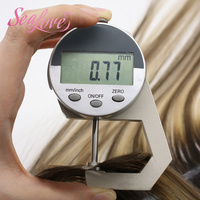 Extensions de cheveux naturels européens Remy de 20 pouces, tissage Genius, sans couture, double trame, tissage papillon