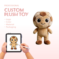Mascotte de club de football en peluche de coton PP personnalisable OEM ODM, matériau doux, hauteur sur mesure, unisexe, cadeau de fête TOBTOYS