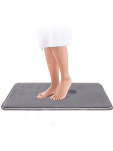 <span class=keywords><strong>Tapis</strong></span> de bain antidérapant en microfibre, polyester, flanelle, imprimé, <span class=keywords><strong>mousse</strong></span> à mémoire de forme, natte de salle d'eau, - Product Image 3