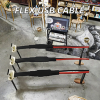 OEM Flex Thin Flat FPV Micro Type-C USB Cable de cobre puro a 2 pines 3 pines 4 pines FPC Carga para teléfono móvil y banco de energía