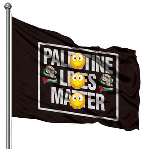 ออกแบบและผลิตธงปาเลสไตน์คุณภาพสูง ขนาด 3 ฟุต x 5 ฟุต ทำด้วยมือ พร้อมธงปาเลสไตน์ทุกขนาด - Product Image 1