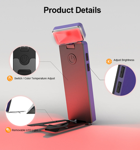 Custom Logo <b>LED</b> Bookmark Reading <b>Light</b> OEM Wholesale Rechargeable Clip-on Book Lamp 5 Colors Temperature Dimmable Eye Protection - Product Image 6
