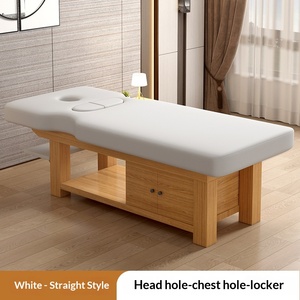Cama de Masaje y Fisioterapia de Madera Maciza para <span class=keywords><strong>Tui</strong></span> <span class=keywords><strong>Na</strong></span>, Medicina <span class=keywords><strong>China</strong></span> y Ajuste Óseo, con Orificio para el Pecho y Espacio para Usar el Teléfono Móvil - Product Image 6