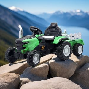 Unisex 12V Elektroauto für Kinder Kunststoff bagger Traktor Design für beide Jungen Mädchen im Alter von 2 bis 4 Jahren batterie betrieben - Product Image 4