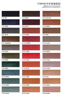 Hot Selling New Nappa <strong>PU</strong> Faux <strong>Leather</strong> Cow <strong>Leather</strong> in Many Colors Waterproof for Shoe &amp; Handbag Production with Finished Pattern - Product Image 5