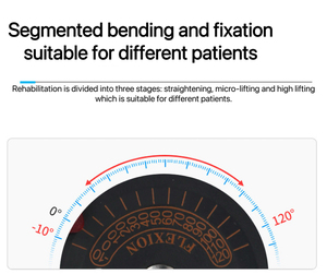 Conrida อุปกรณ์พยุงหัวเข่าแบบมีบานพับปรับมุมได้อุปกรณ์พยุงข้อเข่าคุณภาพสูงสำหรับการบำบัดฟื้นฟูการบาดเจ็บที่ขา - Product Image 3