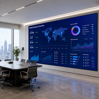 Module LED P3 couleur pleine pour intérieur, 320x160mm, taux de rafraîchissement élevé, HD, panneau d'affichage vidéo mural publicitaire à raccordement sans soudure