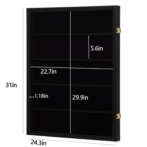 35 phân loại bóng chày thẻ hiển thị trường hợp khung thể thao thẻ hiển thị trường hợp với có thể khóa Acrylic cửa - Product Image 5