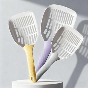 Grote zeefschep voor klontvormende kattenbakvulling - Essentiële kattenreinigingshulp met lange steel optie - Product Image 1
