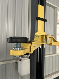 Gantry <span class=keywords><strong>Lift</strong></span> lantai bening dua tiang kolom ganda dengan langit-langit terpasang jelas pengangkat lantai rilis Bilateral kunci - Product Image 6