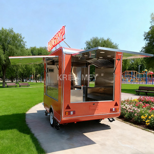 Chariots de vente ambulante de hot-dogs australiens, kiosque à glaces, camion-restaurant entièrement équipé, chariot à snacks mobile - Product Image 4