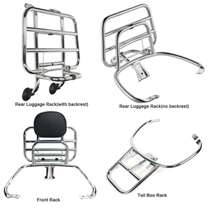 ชั้นวางกระเป๋าท้ายรถสกู๊ตเตอร์,สำหรับ <span class=keywords><strong>Vespa</strong></span> LX50 <span class=keywords><strong>Lx</strong></span> 150 LXV LT <span class=keywords><strong>S</strong></span> GTS 300 250 <span class=keywords><strong>125</strong></span> - Product Image 5