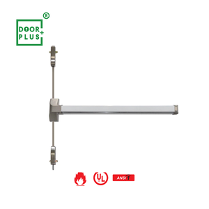 Dispositif de sortie de secours pour <span class=keywords><strong>porte</strong></span> commerciale Doorplus, <span class=keywords><strong>barre</strong></span> de poussée en acier inoxydable à verrouillage à 2 points, <span class=keywords><strong>barre</strong></span> de <span class=keywords><strong>panique</strong></span> pour <span class=keywords><strong>porte</strong></span> coupe-feu - Product Image 1