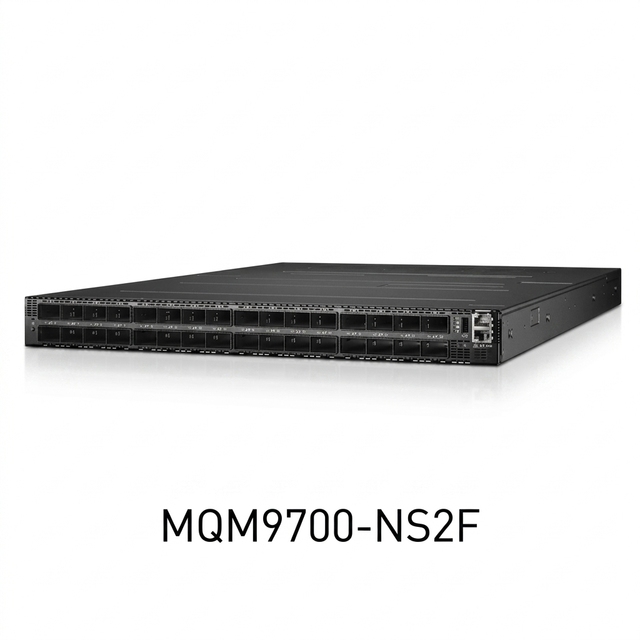 Mellanox Quantum-2 NDR MQM9700-NS2F InfiniBand Switch 64-Port 400Gb/s 32-OSFP Management High Speed Networking