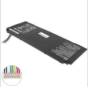 แบตเตอรี่ ORG สำหรับแล็ปท็อป ACER AP15O5L (ไม่มีหูต่อ) (Aspire S5-371, <span class=keywords><strong>Chromebook</strong></span> R13 <span class=keywords><strong>CB5</strong></span>-<span class=keywords><strong>312T</strong></span>)11.55V 4670mAh 53.9Wh สีดำ - Product Image 1