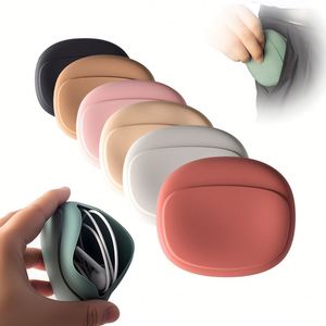 <b>Mini</b> Silicone Storage Pouch Portable Earbud Case Small Organizer Bag for Charging Cable <b>Lipstick</b> Coin Key Travel Essentials - Product Image 2