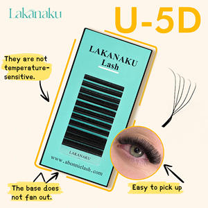 LAKANAKU Fibra Tecnologica 07 <span class=keywords><strong>Bouquet</strong></span> Pré-fait Extension de <span class=keywords><strong>Cils</strong></span> 5D W Volume Brésilien Y Lash Extensions de <span class=keywords><strong>Cils</strong></span> - Product Image 5