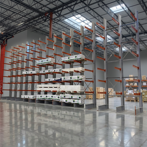 Heavy-Duty Industrial Steel Cantilever Racking System Corrosion Protection 2000-6000 Lbs Capacity Warehouse Storage CE/ISO9001 - Product Image 5