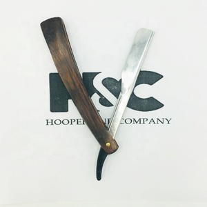 Navaja de Barbero Profesional con Mango de Madera de Nuevo Diseño, Empaque con Logotipo de Salón, Navajas de Acero Inoxidable con Diseño Personalizado - Product Image 5