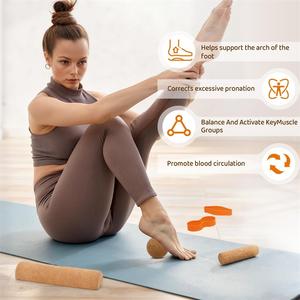 Planche d'équilibre en liège pour renforcer les pieds et améliorer la stabilité, design unique avec sac de rangement, guide en papier, cadeau idéal - Product Image 5