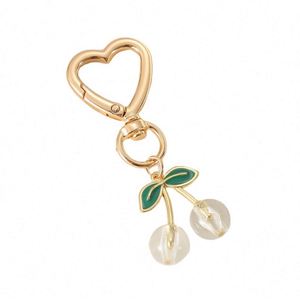 Popular Love Cherry <b>Keychain</b> Cute Bag Bag Accessories Cherry Pendant Key Small Pendant - Product Image 3