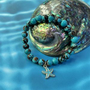 Bracelet en pierre naturelle avec perles de verre colorées pour l'équilibre émotionnel – Prêt à expédier – Remise sur le volume en stock - Product Image 1