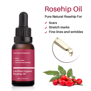 Aceite antioxidante de rosa mosqueta orgánico, utilizado para tratar líneas finas, arrugas y mejorar la elasticidad de la piel - Product Image 4