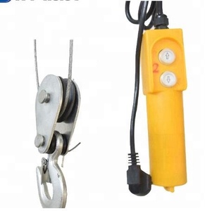 Mini điện trên không cần cẩu nâng với điều khiển từ xa Điều kiện Mới dây kim loại cáp Palăng dây dây Sling loại - Product Image 5