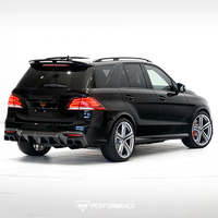 Pièces automobiles, style B, accessoires de voiture en fibre de carbone pour Mercedes Benz GLE SUV, lèvre avant modifiée, diffuseur arrière, kit carrosserie