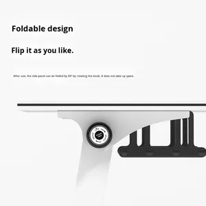 Modern Folding Modular Conference Table Chair Set Easy Assembly Splicing <strong>Long</strong> Table Movable Office <strong>Desk</strong> for Living Room Villa - Product Image 5