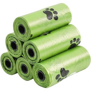 Grands sacs écologiques anti-fuite pour déjections canines, sacs poubelles biodégradables en plastique pour la gestion des excréments d'animaux - Product Image 2