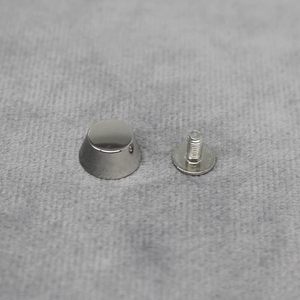 JY FB 63 Yankmoom Pieces <b>Purse</b> Feet for Handbag Silver Button Studs Rivet Screw Back Metal 1.44 oz DIY Bag Hardware Leather - Product Image 6