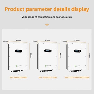Convertisseur de pompe <span class=keywords><strong>solaire</strong></span> triphasé 380V MPPT, contrôleur VFD <span class=keywords><strong>solaire</strong></span> 3kW-22kW, haute efficacité, étanche IP65 pour l'irrigation agricole - Product Image 3