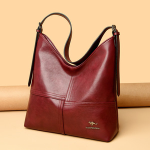 New Light Weight Ladies Handbags <b>Soft</b> <b>Leather</b> Women Shoulder <b>Bag</b> Girl Fashion Bucket <b>Bag</b> for Travel Tanjing - Product Image 3