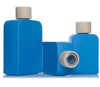 Bouteille en verre ambré de 200 ml, pot d'aromathérapie, diffuseur de parfum, bouteille en verre