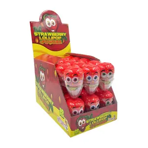 Strawberry Toy Candy Hart bonbon mit saurem Pulver