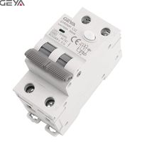 Interruptor Diferencial GEYA GYR9N-AC 2P 6A-25A 30mA/100mA/300mA RCBO/RCCB/RCD/ELCB