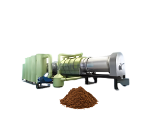 Línea de producción de equipos de carbonización y moldeo de carbón vegetal mediante horno de carbonización continua de residuos de café industrial - Product Image 1