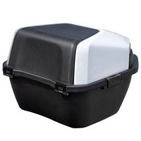 Boîte à bagages de moto ABS à vente chaude, coffre arrière, boîte supérieure, capacité de 28 L, garantie d'un an, vente en gros