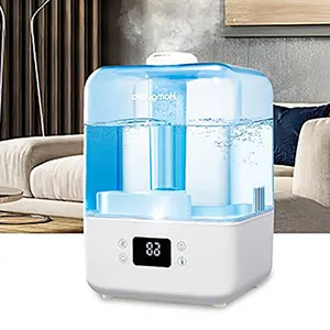 MERCA 4.5L UV Temperature Display Humidifier Remote Control Warm Mist Ultrasonic Humidifier For Kids And Baby