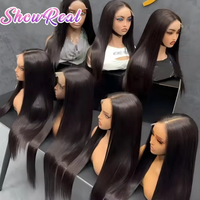 Perruques en gros en cheveux humains, perruque frontale HD en dentelle complète, fournisseurs de perruques sans colle 100 % cheveux humains vierges bruts alignés dans le sens des cuticules