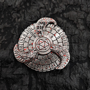 Juego de dados poliédricos grandes Metal y resina D20 D12 D10 D8 D6 D4 para MTG RPG Juego de mesa Accesorios para juegos de mesa - Product Image 4