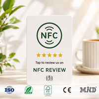 Tarjeta NFC Personalizada con Impresión para Redes Sociales, Reseñas de Google, Tarjetas de Regalo, Programas de Fidelización, Supermercados y Comercios Minoristas
